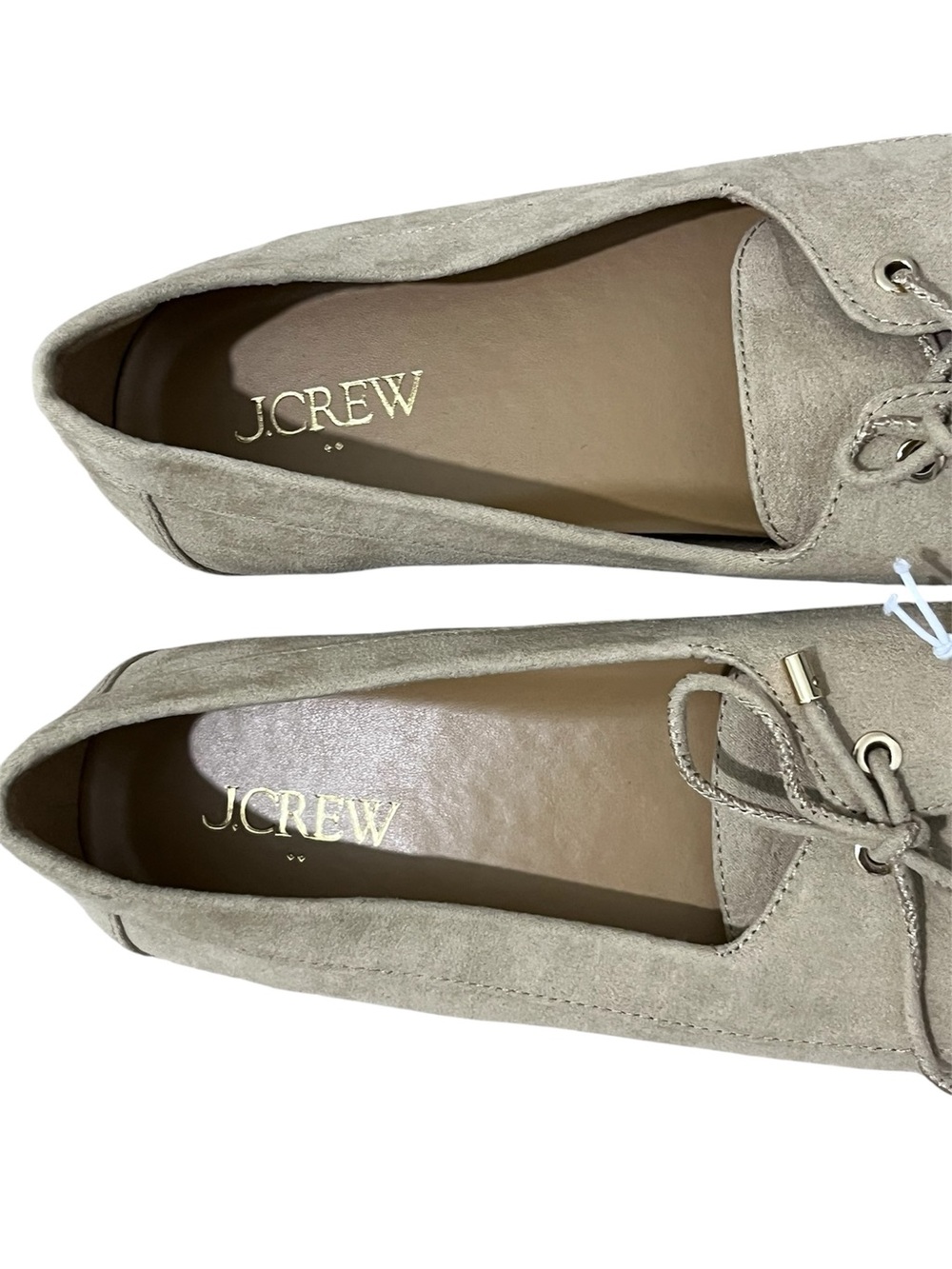 J Crew Classic Beige Suede Loafers for Women Size: 8 - Picture 7 of 7